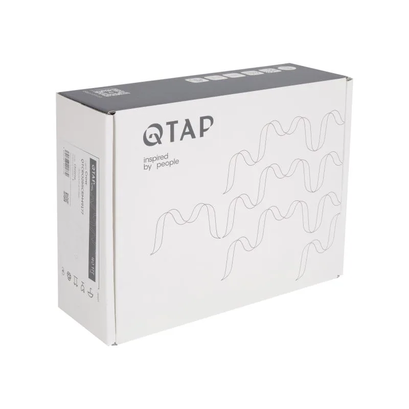 Змішувач для біде Qtap Crow 134 мм Латунь Хром