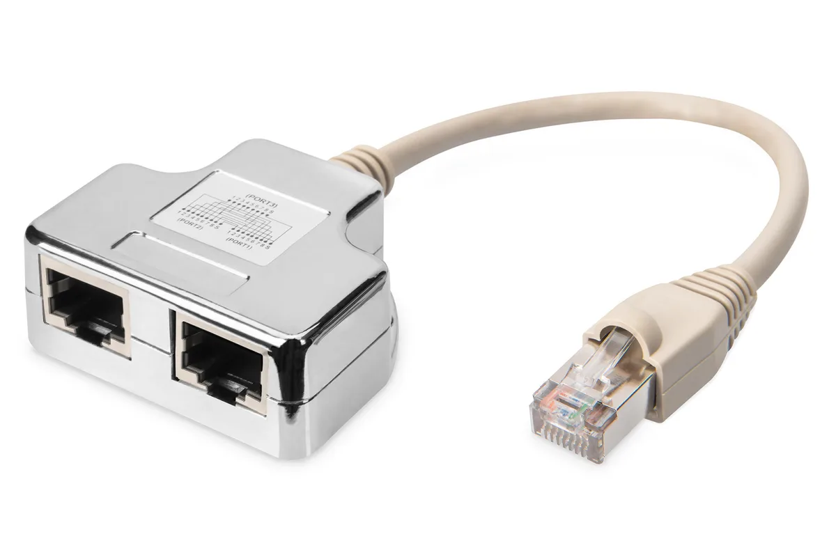 Розветвитель DIGITUS CAT 5e STP 2x1:1