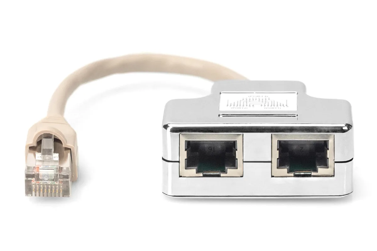 Розветвитель DIGITUS CAT 5e STP 2x1:1