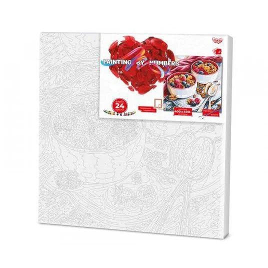 Картина за номерами Danko Toys акрил 40x40 см Десерт