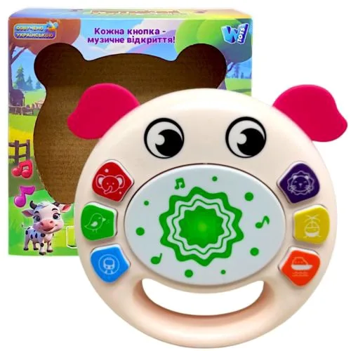 Інтерактивна іграшка Wtoys Ритмічні пригоди звуки тварин для дітей старше 6 місяців