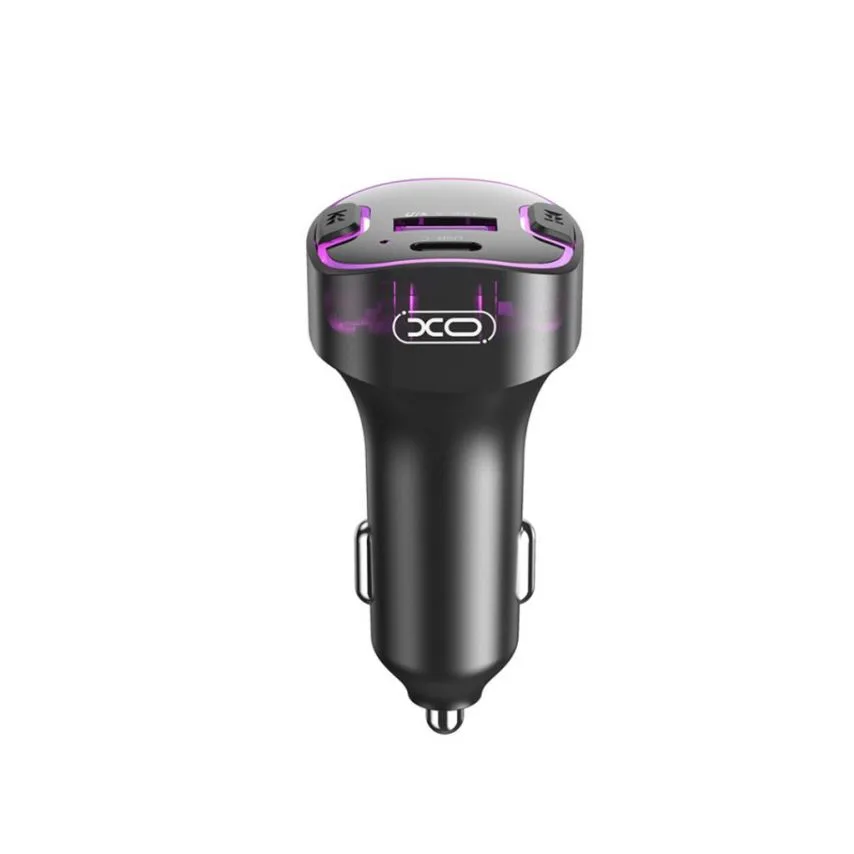 Автомобільний зарядний пристрій XO USB Type-C 3.1A 15.5W чорний