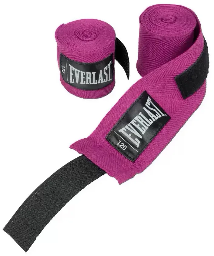 Бинти Everlast нейлонові 120 см рожеві унісекс