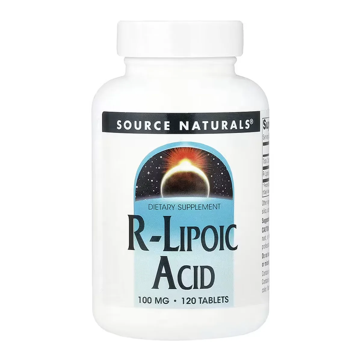 R-Lipoic Acid Source Naturals 100 мг 120 таблеток на українську мову буде: 

R-Ліпоєва кислота Source Naturals 100 мг 120 таблеток.