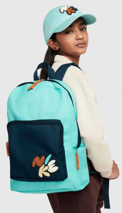Рюкзак NIKE 100% полиэстер 38x28x13 см бирюзовый темно-синий 16 л