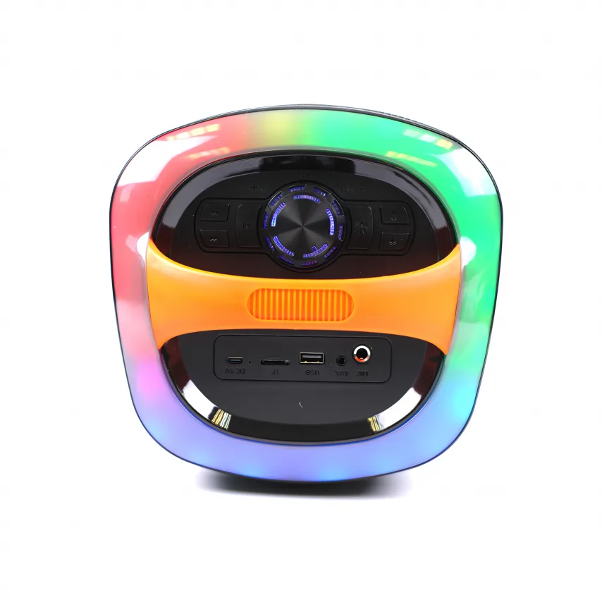 Портативна колонка Bluetooth 15W 2 динаміки ABS чорний 563х245х225 мм