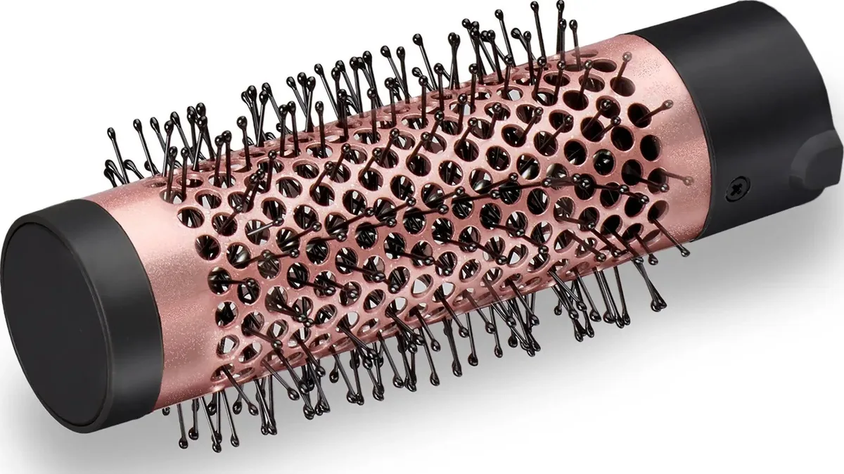 Фен-щетка Babyliss Идеальное Завершение, 1000Вт, 2 скорости, ионизация, холодный обдув, керамическое покрытие, черный цвет
