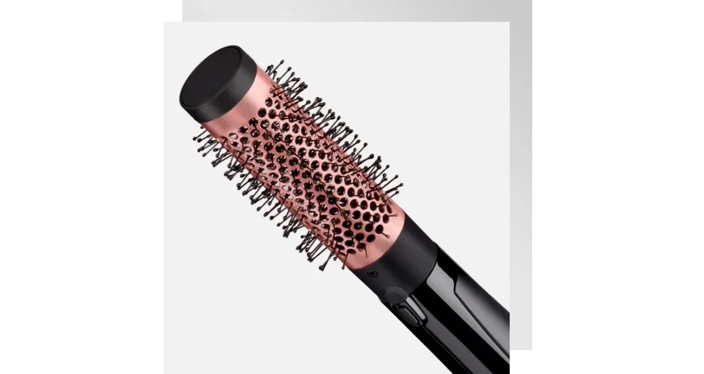Фен-щетка Babyliss Идеальное Завершение, 1000Вт, 2 скорости, ионизация, холодный обдув, керамическое покрытие, черный цвет