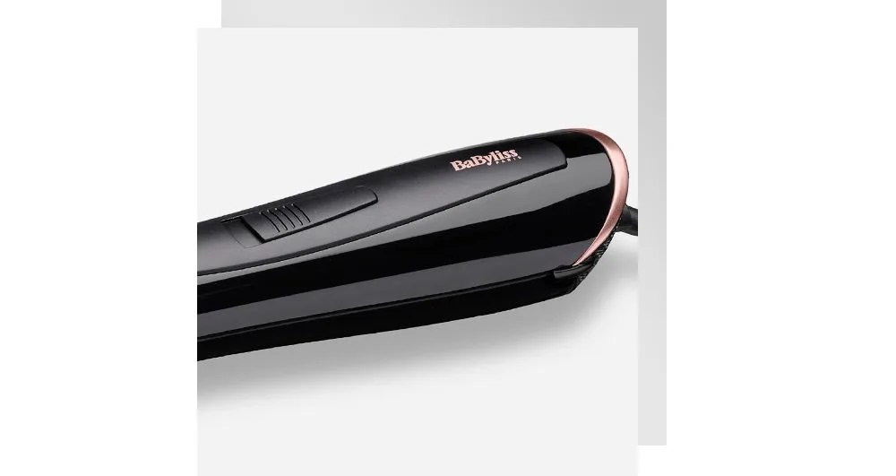 Фен-щетка Babyliss Идеальное Завершение, 1000Вт, 2 скорости, ионизация, холодный обдув, керамическое покрытие, черный цвет