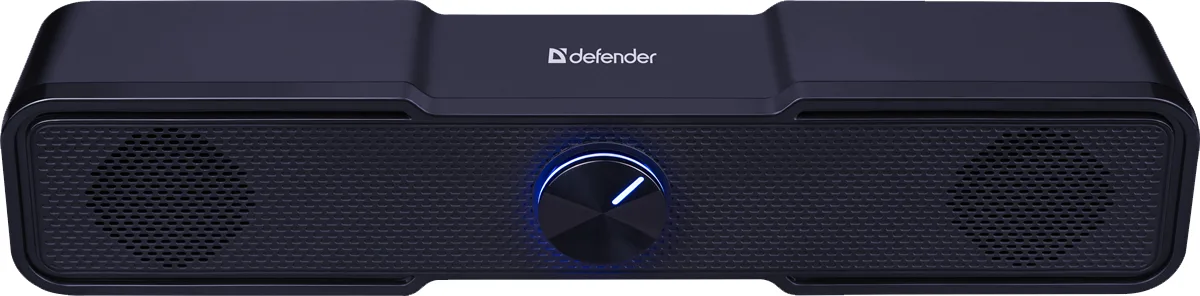 Акустична система Defender 2 канали 6 Вт Чорна 320х68х63 мм
