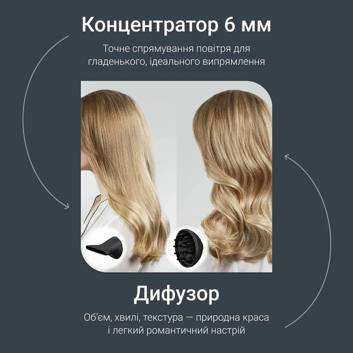 Фен Rowenta 1600Вт іонізація 3 режими дифузор зелено-чорний