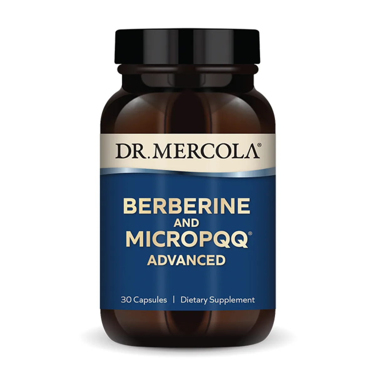 Берберин и MicroPQQ Advanced Dr. Mercola 30 капсул для здоровья митохондрий