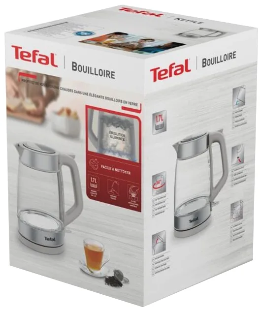 Электрочайник Tefal 1,7 л Нержавеющая сталь Белый 2200 Вт
