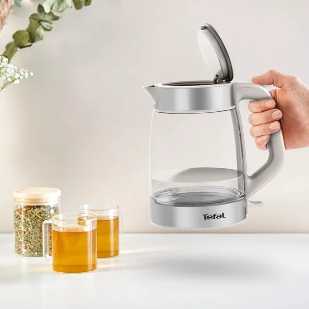 Электрочайник Tefal 1,7 л Нержавеющая сталь Белый 2200 Вт