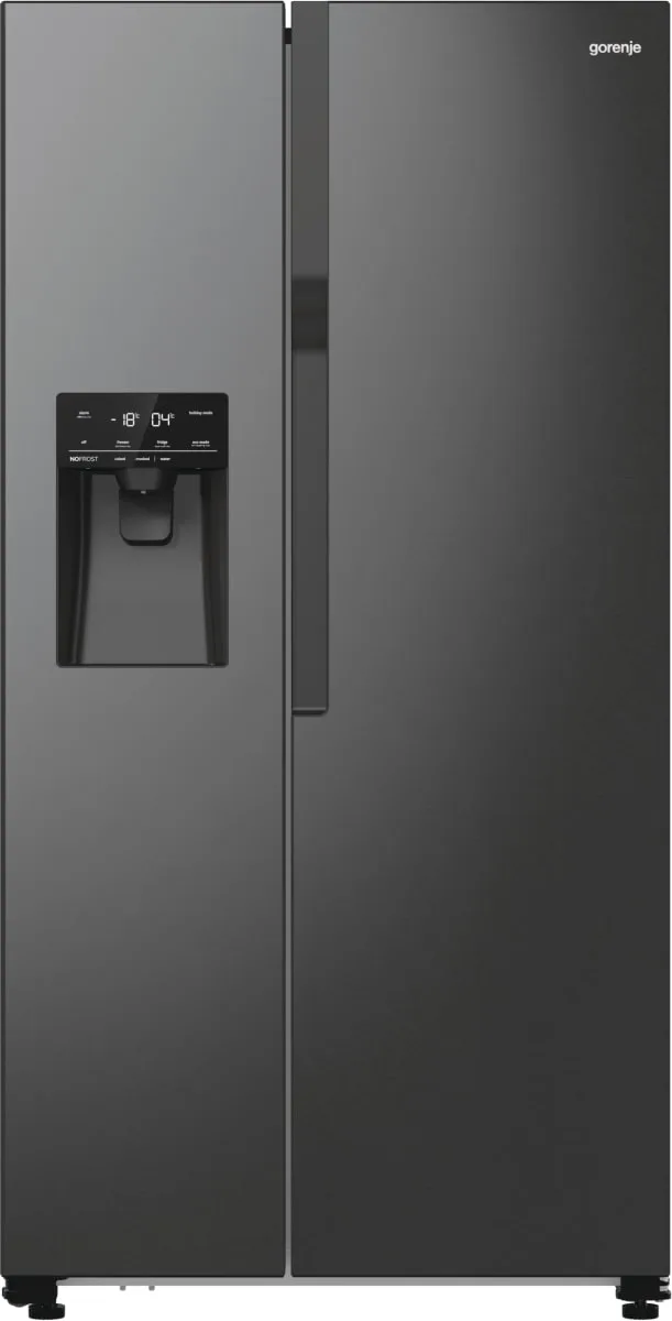 Холодильник Gorenje SBS 179х70х92 см чорний 566 л A++ No Frost диспенсер