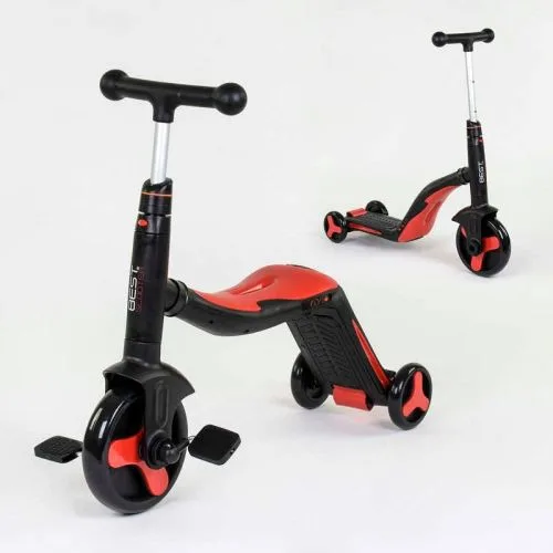 Самокат 3в1 Best Scooter для детей от 3 до 8 лет.