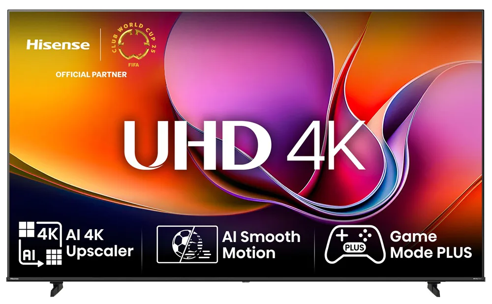 LED телевізор Hisense 85 дюймів чорний UHD 4K VA