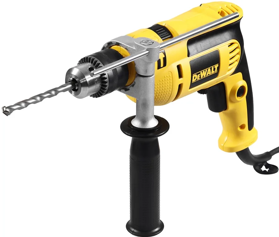 Ударний дриль DeWalt 701Вт 5.2Нм 0-2800об/хв 47600уд/хв для свердління бетону цегли дерева металу