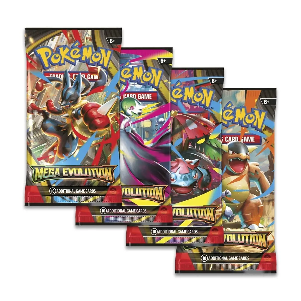 Коллекционная карточная игра Pokemon: Мега Эволюция, бустер пакет (1 шт)