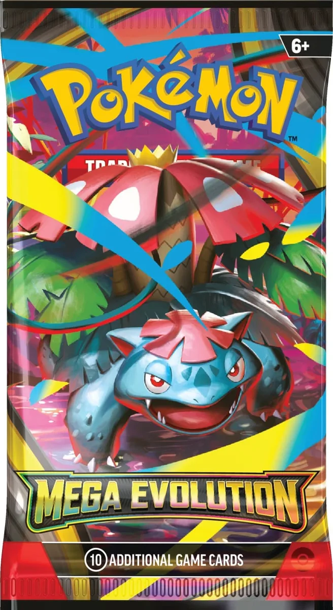 Коллекционная карточная игра Pokemon: Мега Эволюция, бустер пакет (1 шт)