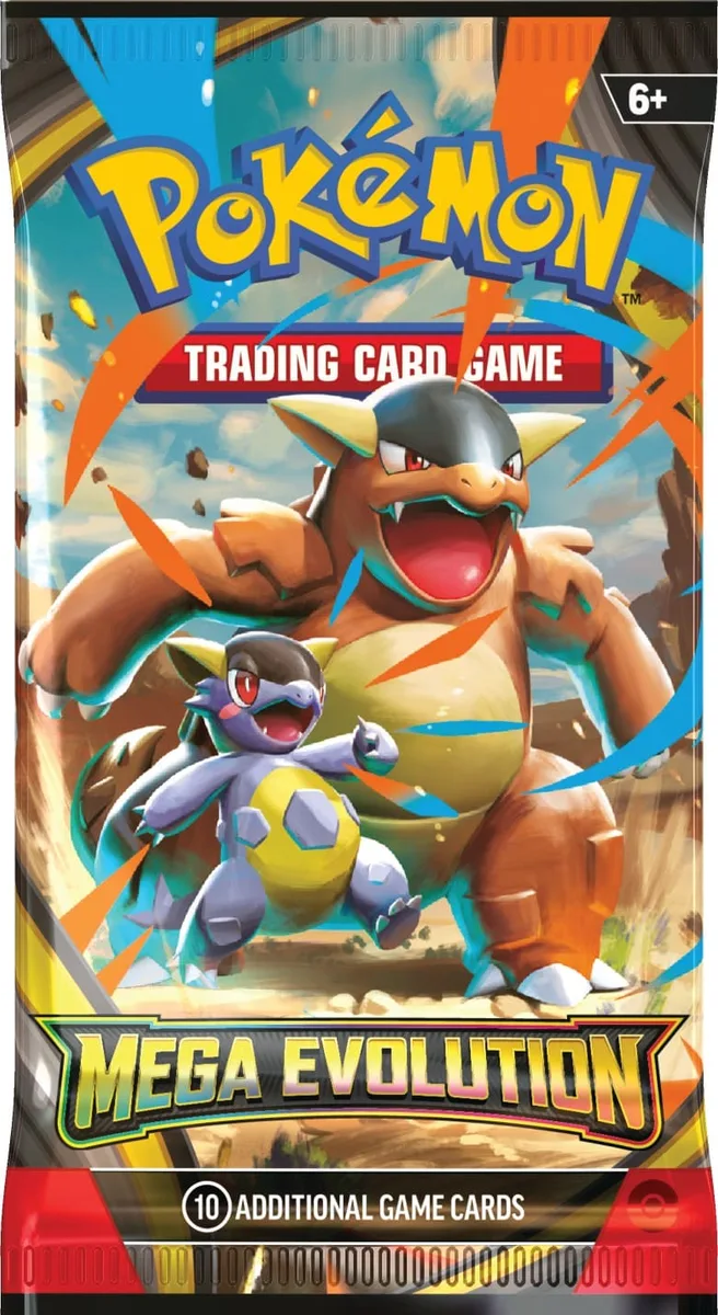 Коллекционная карточная игра Pokemon: Мега Эволюция, бустер пакет (1 шт)