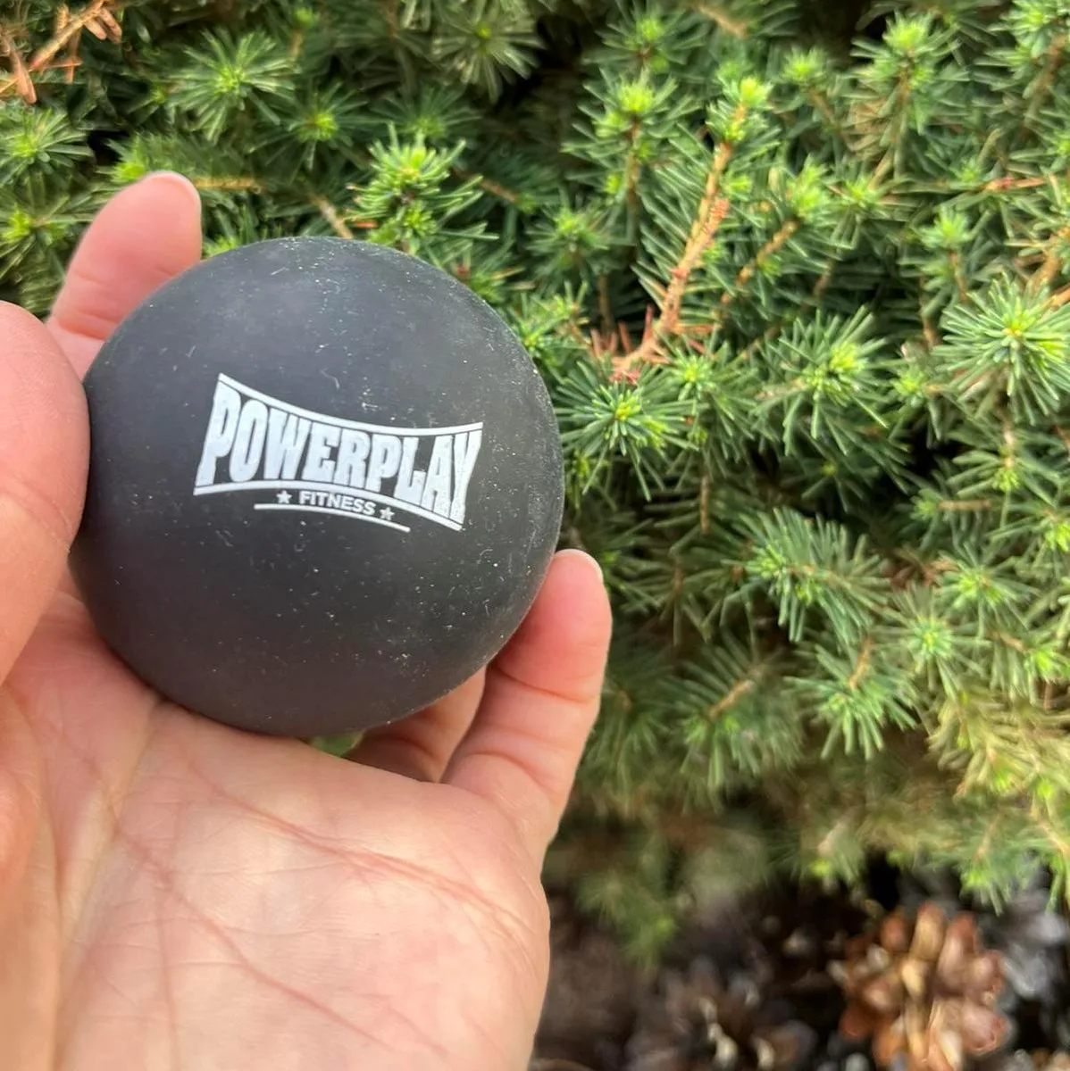 Массажный мяч Active Point силиконовый 6,5 см черный