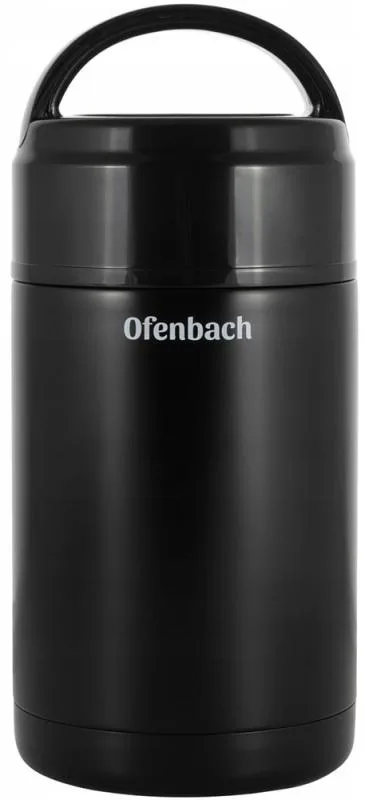 Термос харчовий Ofenbach з нержавіючої сталі 1000 мл чорний