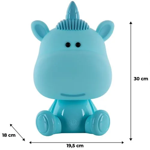 Світильник-нічник LED Unicorn з акумулятором для дитячої спальної кімнати.