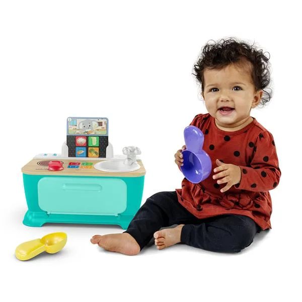 Музыкальная игрушка Baby Einstein Деревянная кухня 37х19х24 см Яркая