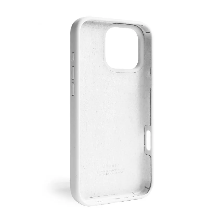 Силіконовий чохол для Apple iPhone 16 Pro Max  білий