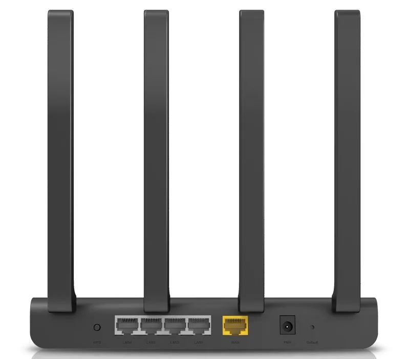 Бездротовий маршрутизатор Netis AC1200Mbps 4 LAN 1 WAN 2,4 ГГц 5 ГГц Черний
