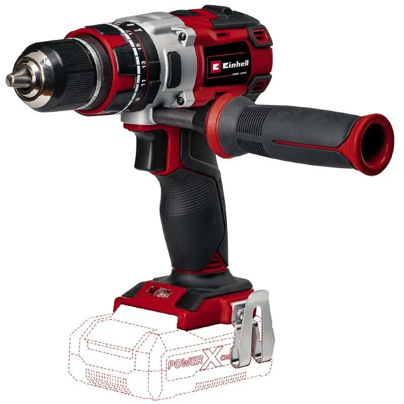 Аккумуляторная ударная шуруповерт-дрель Einhell Professional TP-CD 18/80 Li-i BL - Solo PXC 18В 80Нм 0-500/0-18