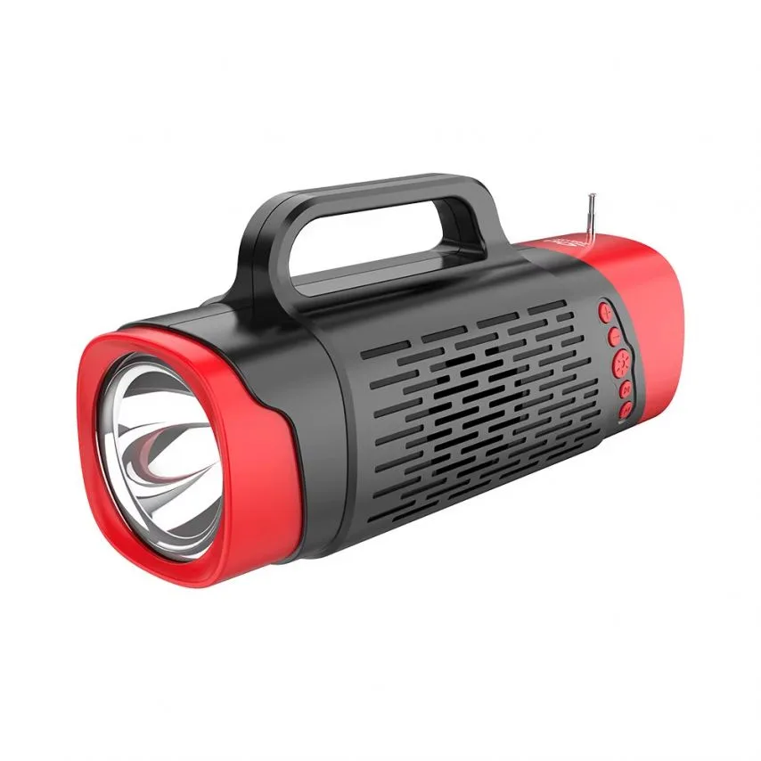 Портативна колонка Bluetooth 8W ABS 333х160х126 мм Червона