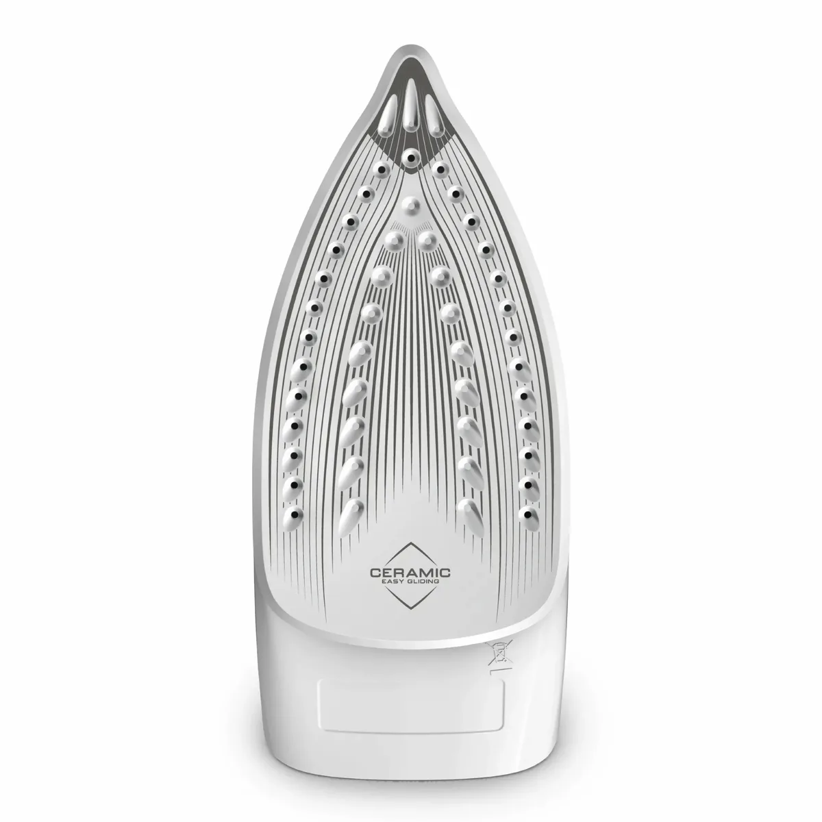 Утюг Tefal Virtuo 30, 2000Вт, 240мл, паровой удар 120°C, постоянная подача пара 27г/мин, керамическая подошва, бело-зеленый