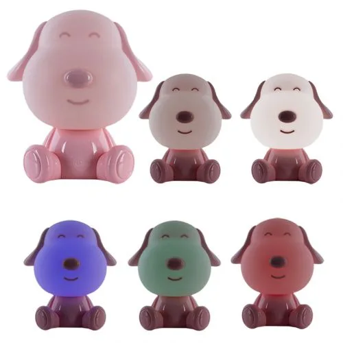 Світильник-нічник LED з акумулятором Doggy рожевий.