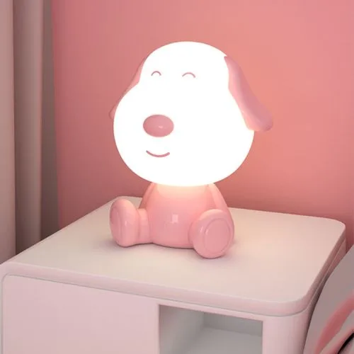 Світильник-нічник LED з акумулятором Doggy рожевий.
