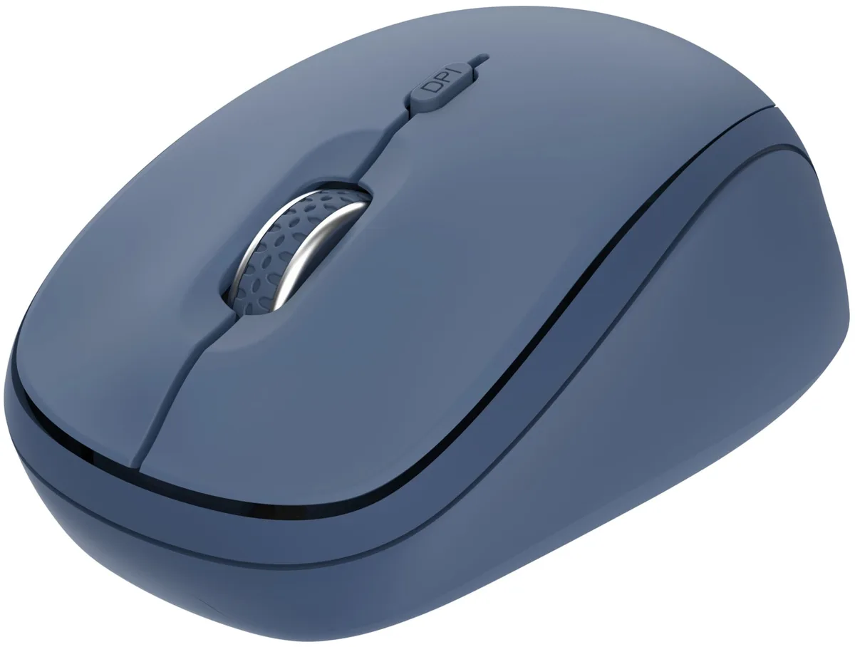 Миша Trust Yvi+ Compact Multi-Device, WL/BT/USB-A, синій
