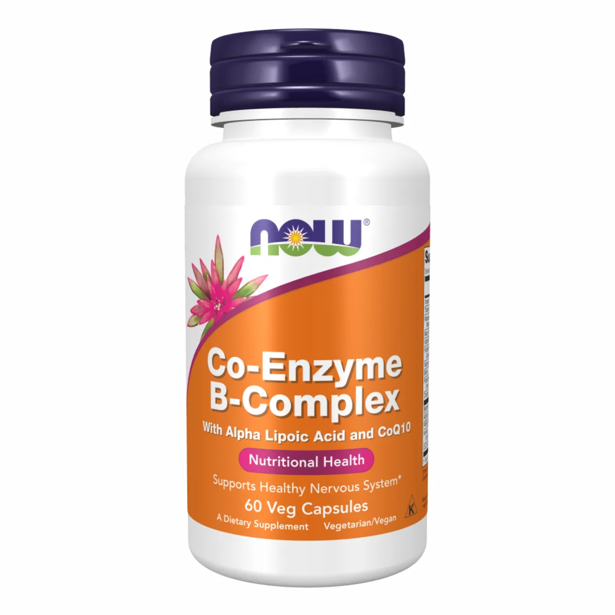 Co-Enzyme B-Complex Now Foods вегетарианские капсулы 60 шт