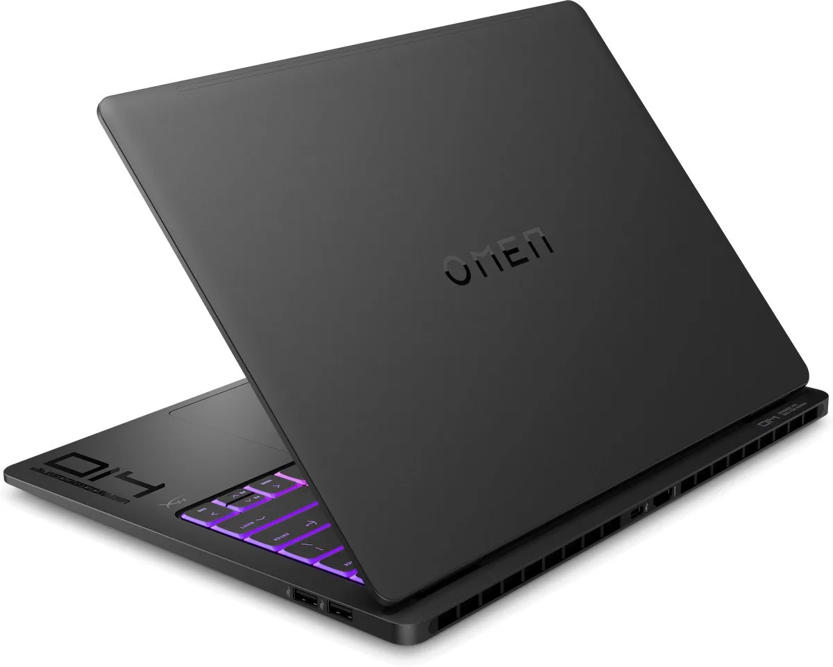 Ноутбук HP OMEN Transcend 14-fb1000ua 14" 3K OLED, Intel U9-285H, 64GB, F2TB, NVD5070-8, Win11, чорний
