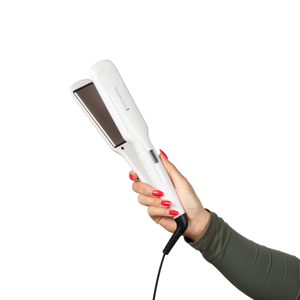 Випрямляч волосся Remington Pro-Ceramic Extra, 9 температурних режимів, 150-230°C, з чохлом, керамічне покриття, білий.