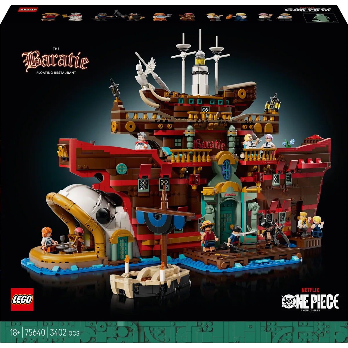Конструктор LEGO ONE PIECE Плавучий ресторан «Бараті»