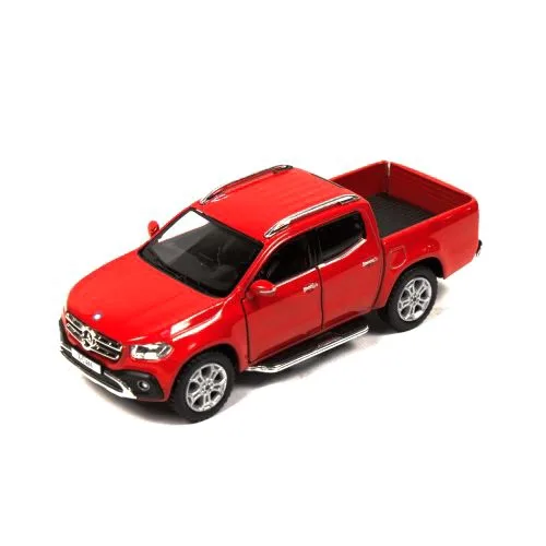 Машинка KINSMART Mercedes-Benz X-Class металева інерційна модель червона 1:38