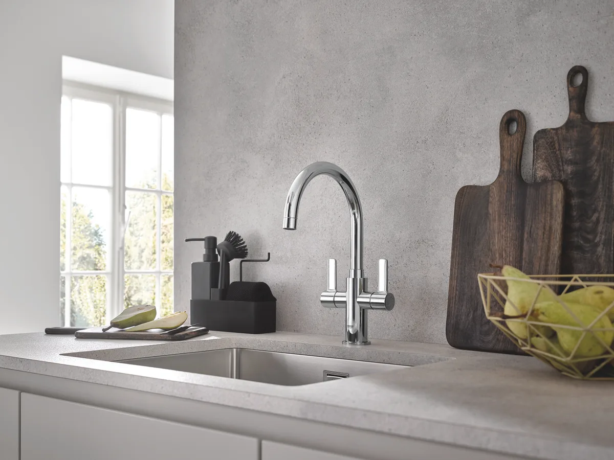 Мийка для кухні Grohe нержавіюча сталь 550х450 мм