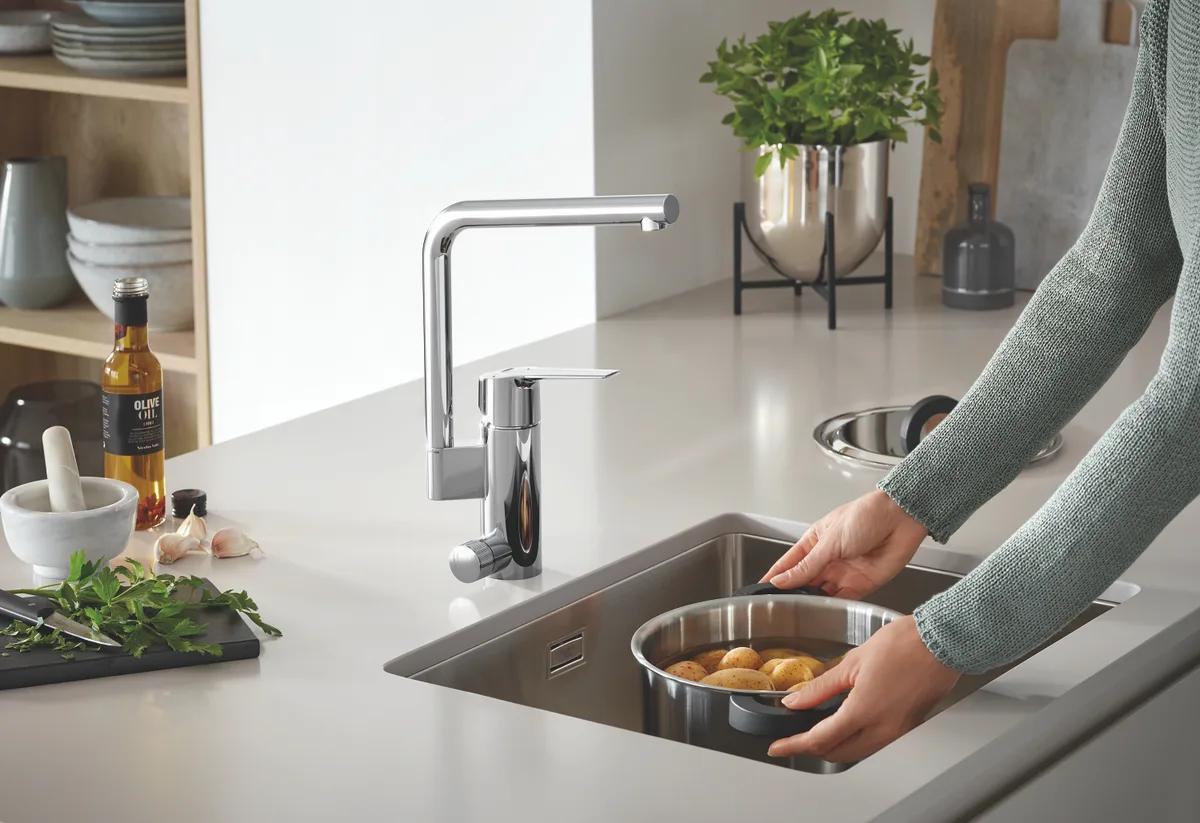 Мийка для кухні Grohe нержавіюча сталь 550х450 мм