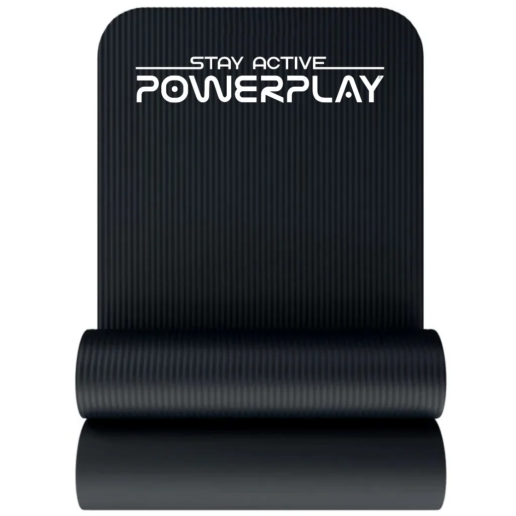 Килимок для йоги Active Point NBR 183х61х1 см Чорний