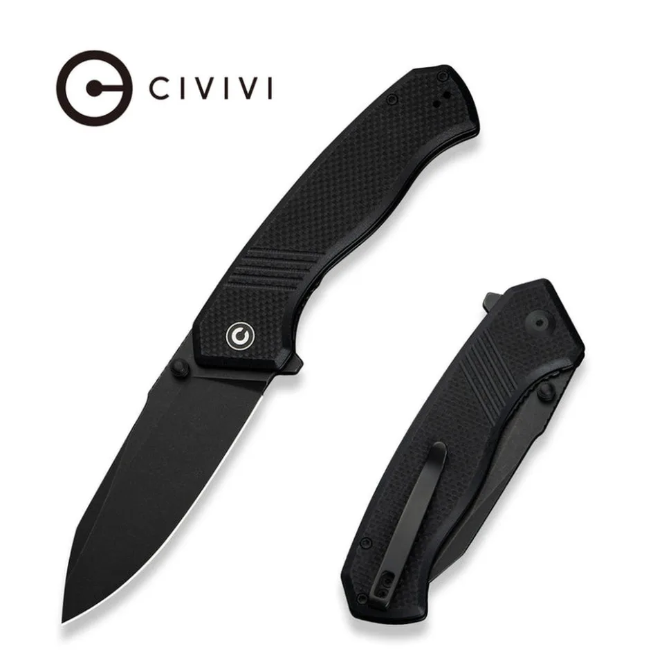 Ніж складаний Civivi 14C28N 93,3 мм G10 чорний