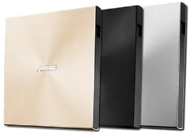Привід оптичний портативний ASUS ZenDrive SDRW-08U9M-U DVD+-R/RW burner M-DISC USB Type-C Slim золото Retail Box