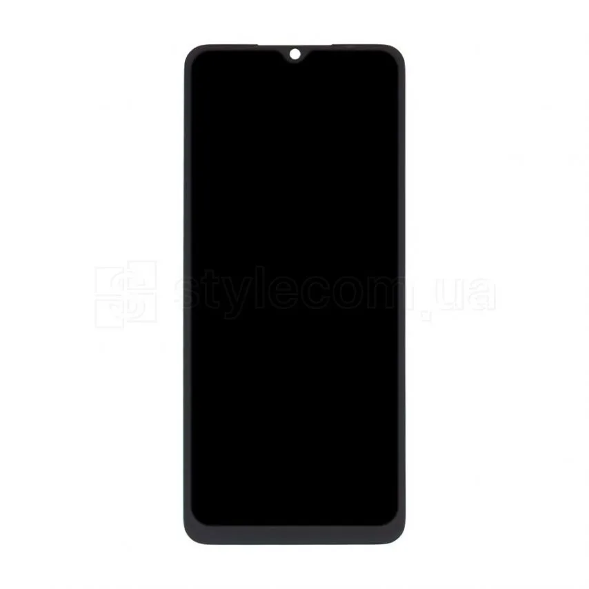 Дисплей LCD IPS 6,5 дюймов черный для Xiaomi Redmi 10C Poco C40 с сенсорным экраном.