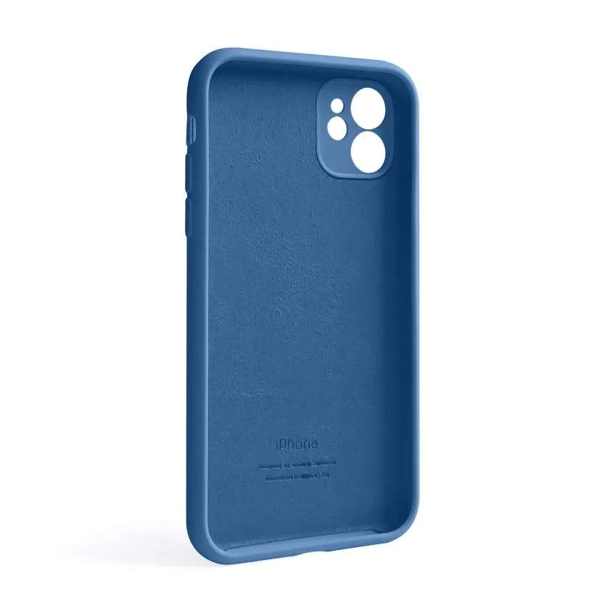 Чохол силіконовий для Apple iPhone 11  синій