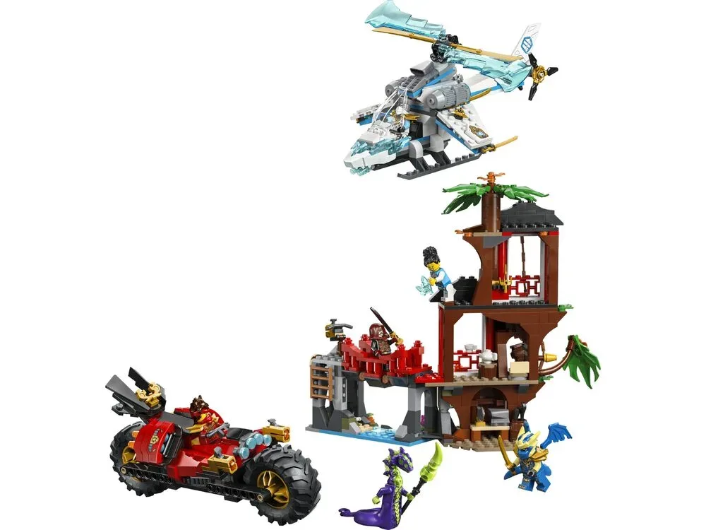 Конструктор LEGO Ninjago Автомобільна битва ніндзя біля будинку на дереві